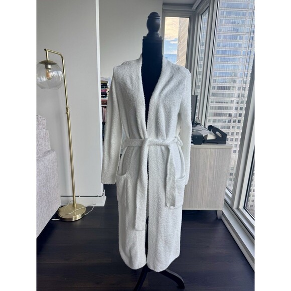 Forever 21 White Cozy Long Belted Duster Cardigan Size 0X  Plus NWT! - Picture 1 of 6